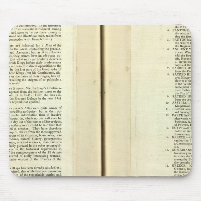 Complete Genealogical, Historical, Chronological Mouse Mat (Front)