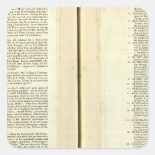 Complete Genealogical, Historical, Chronological Square Sticker