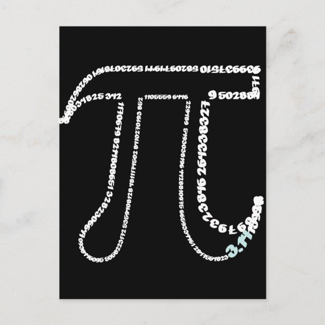 Complete Pi Day Postcard (Front)
