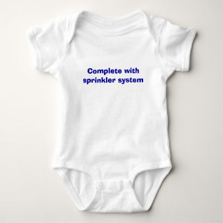 Complete with sprinkler system baby bodysuit