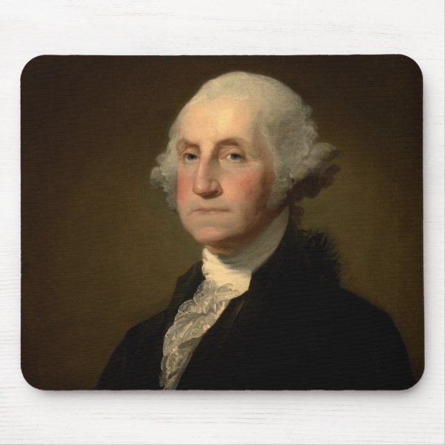 Completed Anthaeneum George Washington, Stuart Mouse Mat (Front)