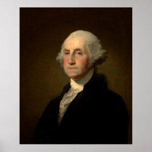 Completed Anthaeneum George Washington, Stuart Poster
