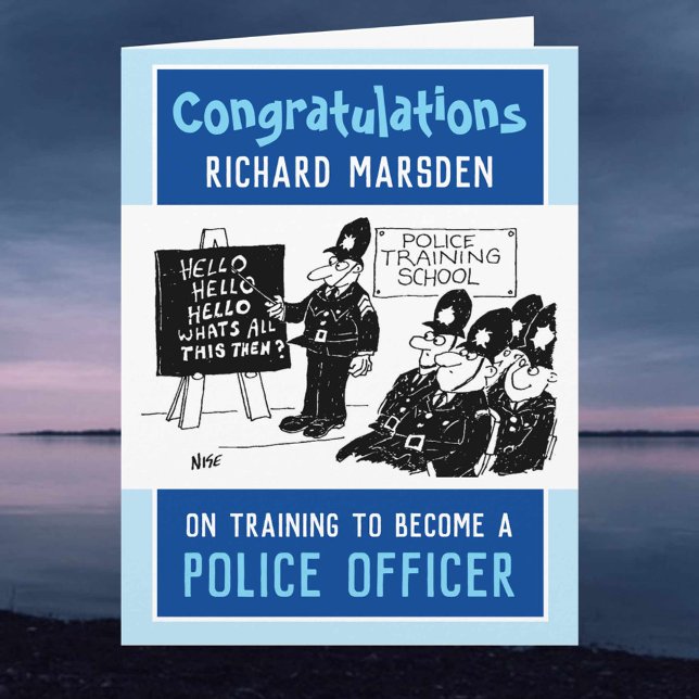 Completed Police Training Card (Creator Uploaded)