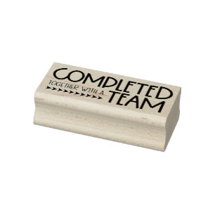 Completed Together with a Team Teacher Stamp