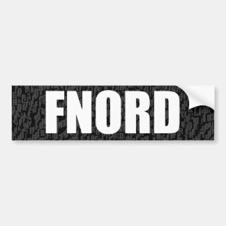 Completely Blank Bumper Sticker (fnord)