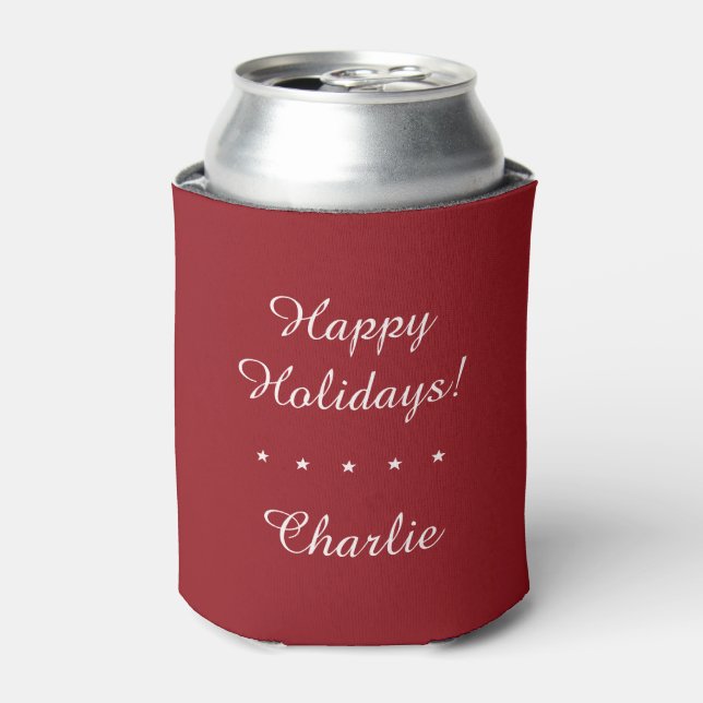 Completely customisable Holidays can cooler (Can Front)
