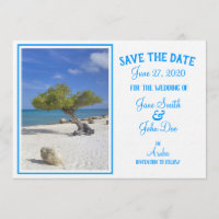 Completely Editable Save the Date Aruba Divi Tree