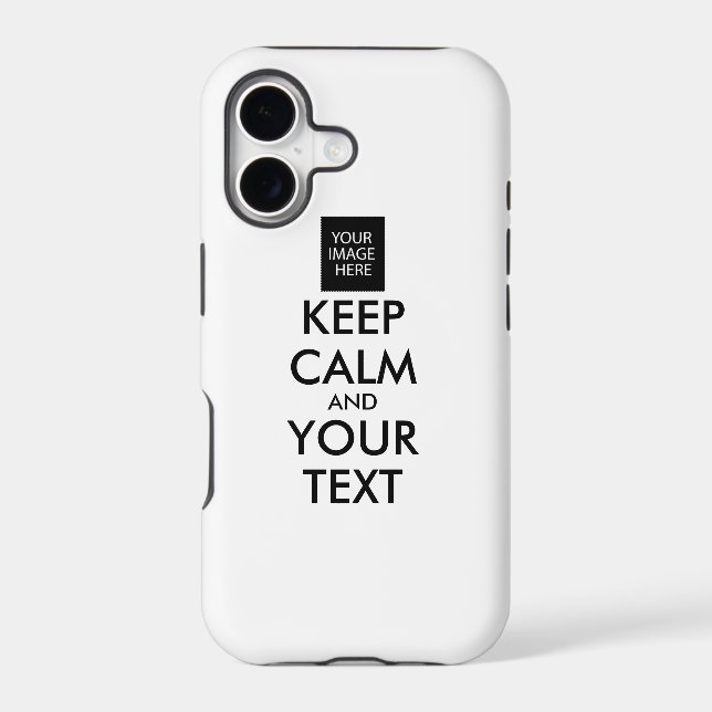 Completely Personalised KEEP CALM and YOUR TEXT (Back)