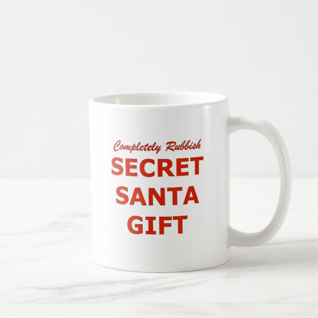 Completely Rubbish Secret Santa Gift Coffee Mug (Right)