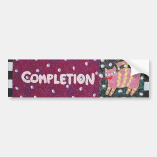 Completion Bumper Sticker