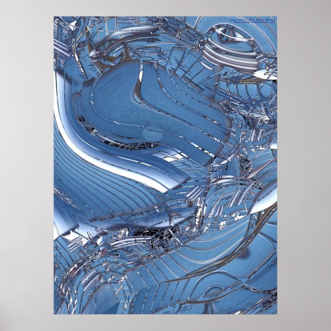 Complex Blue Poster (Front)