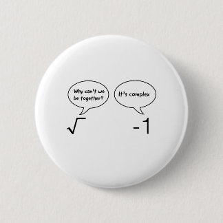 Complex Equations 6 Cm Round Badge