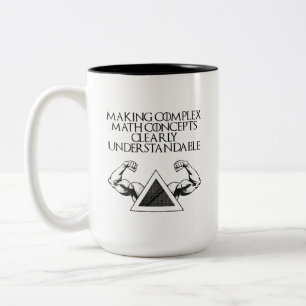 Complex Math Concepts Understandable Genius Two-Tone Coffee Mug