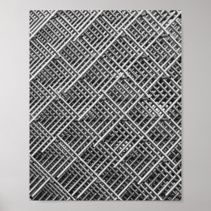Complex Metal Structure Poster