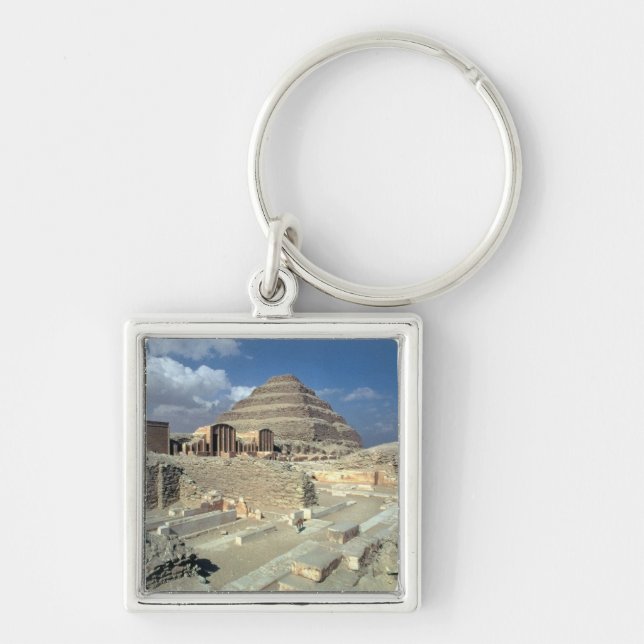 Complex of Djoser including the Step Pyramid Key Ring (Front)