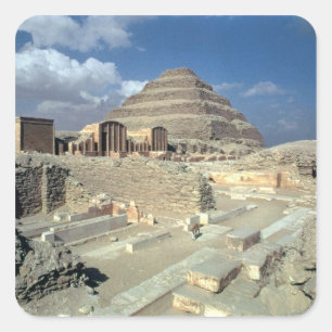 Complex of Djoser including the Step Pyramid Square Sticker