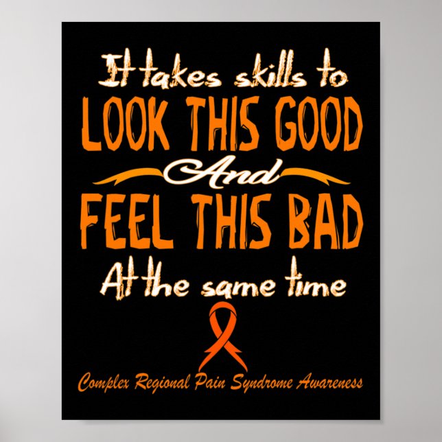 complex regional pain syndrome awareness 3 poster (Front)