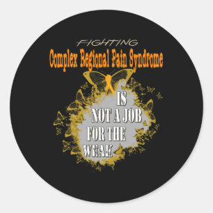Complex Regional Pain Syndrome Awareness 4  Classic Round Sticker