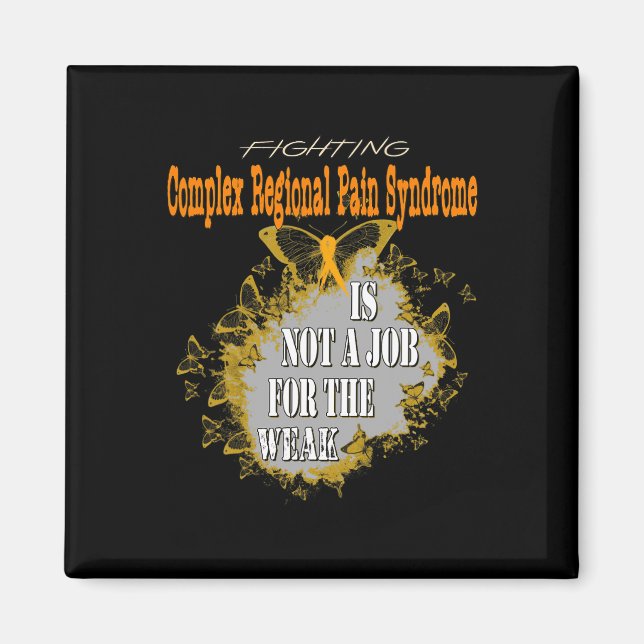 complex regional pain syndrome awareness 4 magnet (Front)
