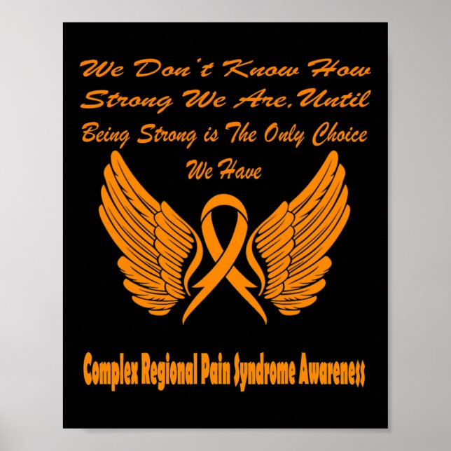 complex regional pain syndrome awareness 6 poster (Front)