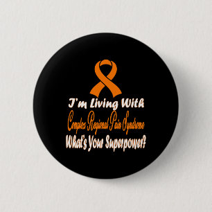 Complex Regional Pain Syndrome Awareness 8 6 Cm Round Badge
