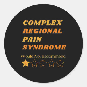 Complex Regional Pain Syndrome Awareness - CRPS Aw Classic Round Sticker