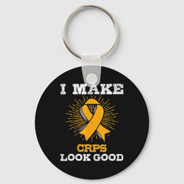 Complex Regional Pain Syndrome Awareness CRPS For  Key Ring (Front)