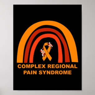 Complex Regional Pain Syndrome Awareness CRPS Oran Poster