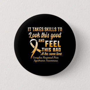 Complex Regional Pain Syndrome Awareness CRPS Supp 6 Cm Round Badge