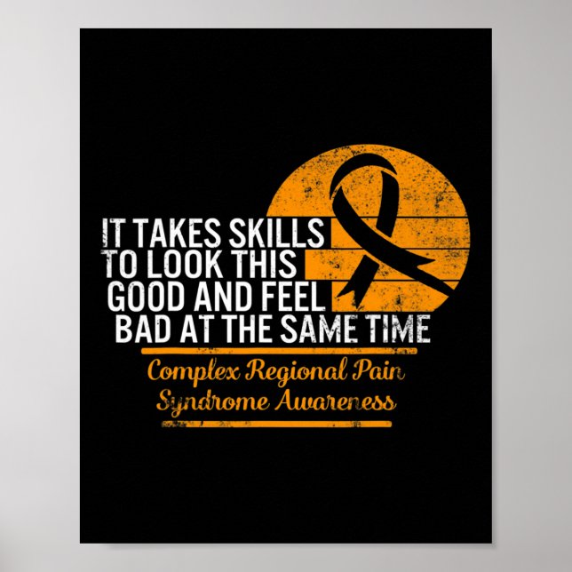 Complex Regional Pain Syndrome Awareness CRPS Supp Poster (Front)