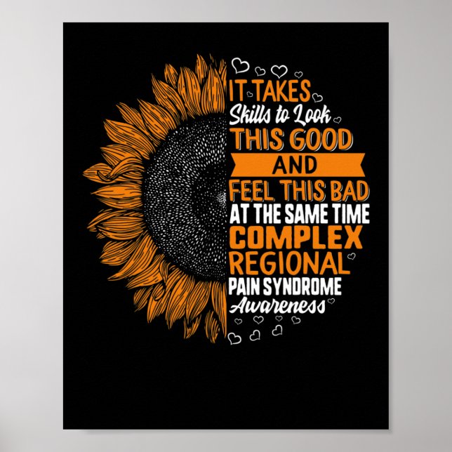 Complex Regional Pain Syndrome Awareness Crps Supp Poster (Front)