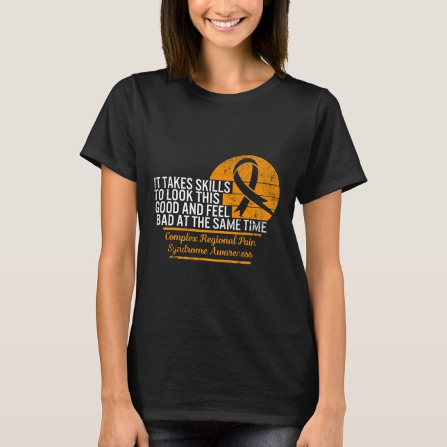 Complex Regional Pain Syndrome Awareness CRPS Supp T-Shirt (Front)