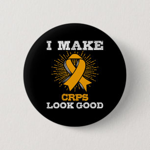 Complex Regional Pain Syndrome Awareness Gift CRPS 6 Cm Round Badge