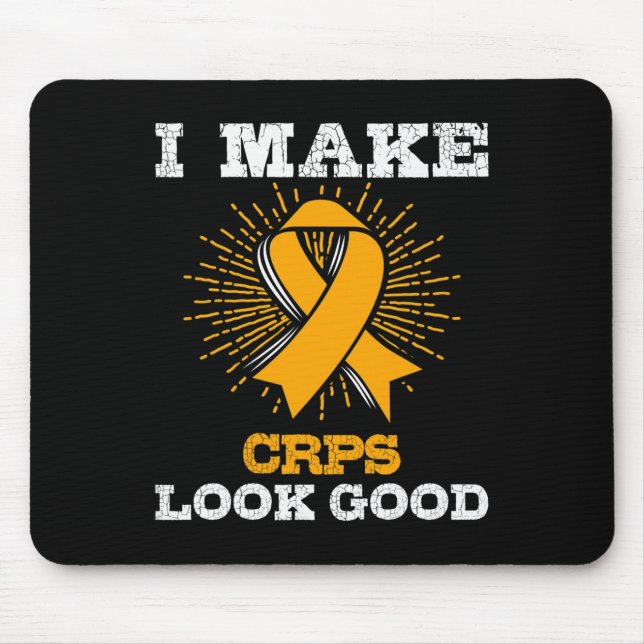 Complex Regional Pain Syndrome Awareness Gift CRPS Mouse Mat (Front)