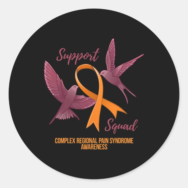 Complex Regional Pain Syndrome Awareness Support S Classic Round Sticker (Front)