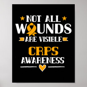Complex Regional Pain Syndrome Awareness Tee Poster