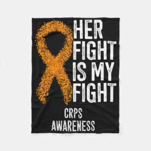 Complex Regional Pain Syndrome Her Fight Is My Fig Fleece Blanket