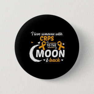 Complex Regional Pain Syndrome I Love Someone With 6 Cm Round Badge