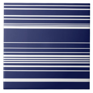 Complex Stripes - Blue Tile