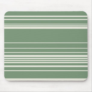 Complex Stripes in Green Mouse Mat