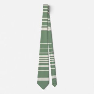 Complex Stripes in Green Tie