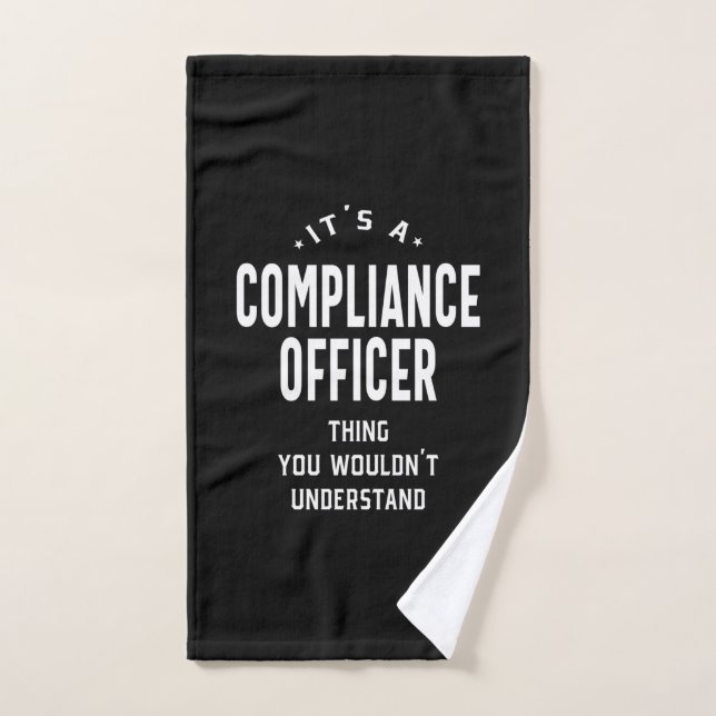 Compliance Officer Job Title Gift Hand Towel (Hand Towel)