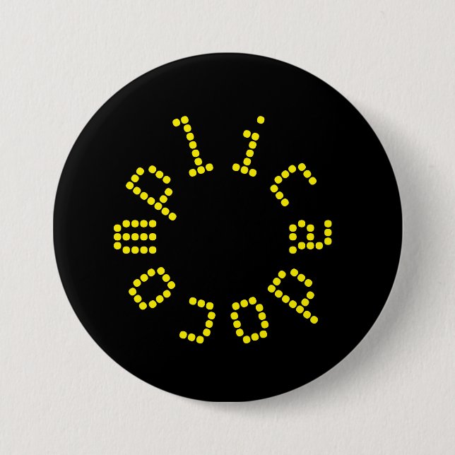 complicado 7.5 cm round badge (Front)