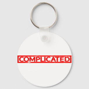 Complicated Stamp Key Ring