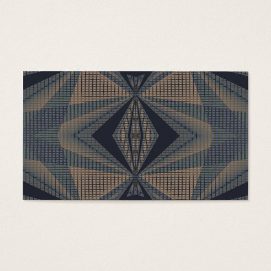 Complicated World - Abstract in Tasteful Colours Business Card