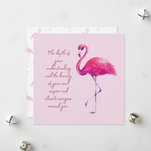 Compliment card for wise and elegant woman