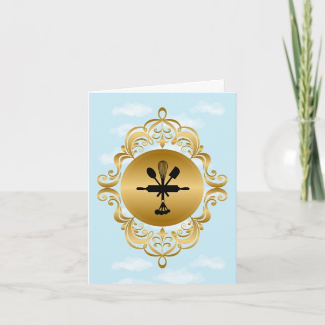Compliment For Good Baking Greeting Card (Front)