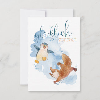 Complimentary card happy is good for you