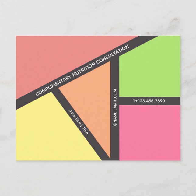 Complimentary Nutrition Consultation Postcard (Front)