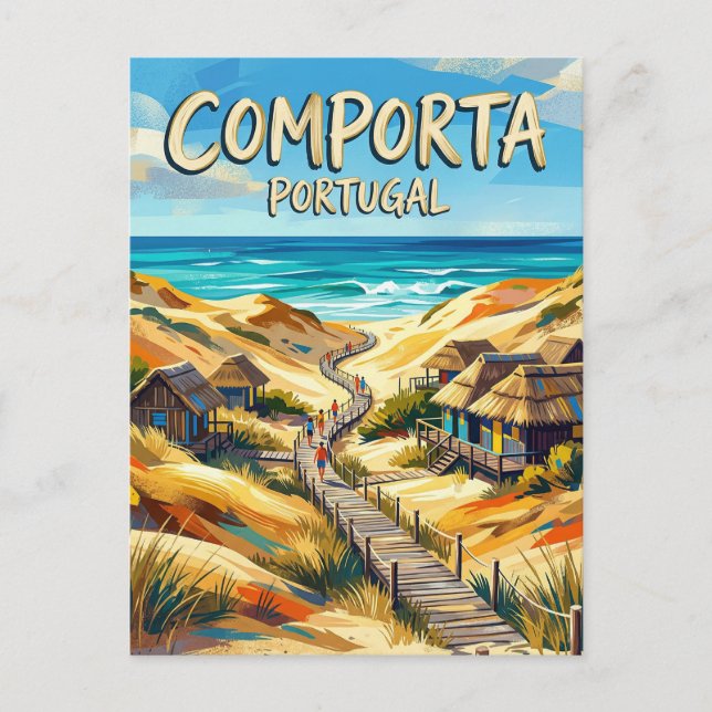 Comporta Portugal Postcard (Front)